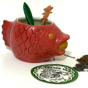 Trader Vic's Golden Koi Fish Tiki Mug Plus Extras